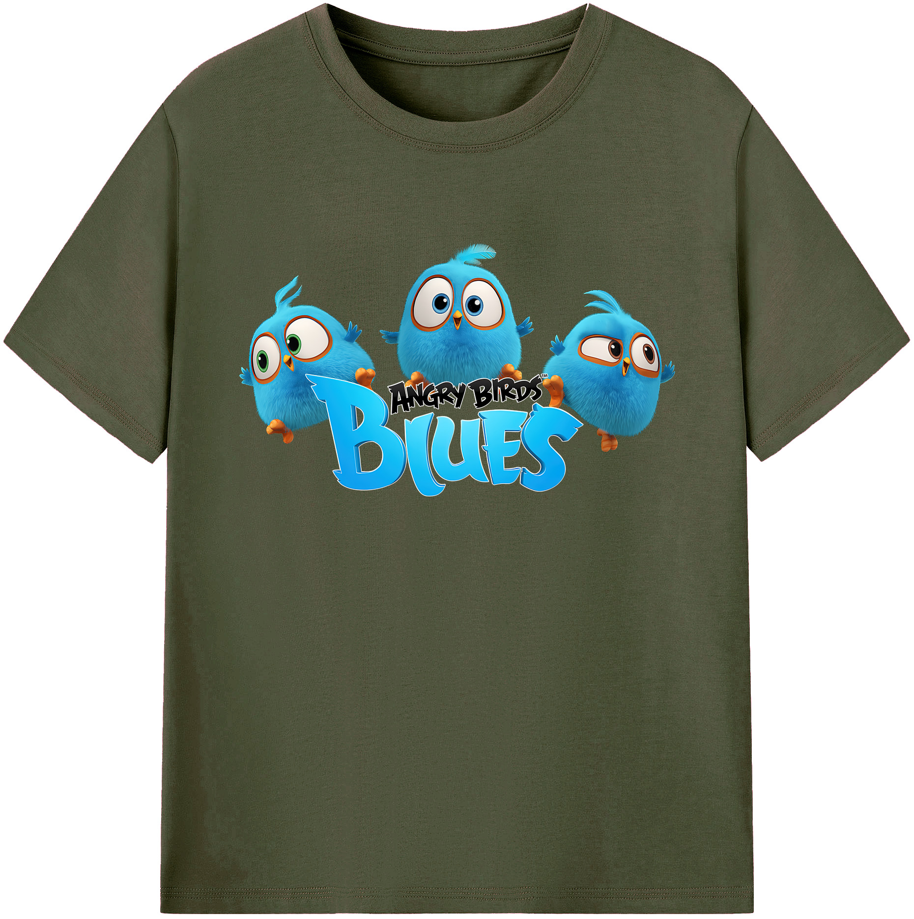 （画像用） Angry Birds アングリーバード 綿100％ メンズ半袖Tシャツ｜肌触りやわらか＆通気性